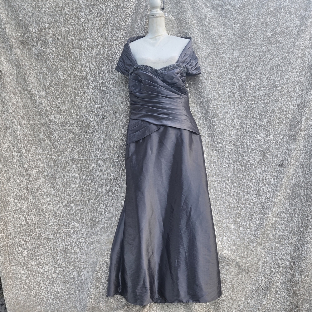 JADE‎ BY JASMINE Sophisticated Charcoal Maxi Dress